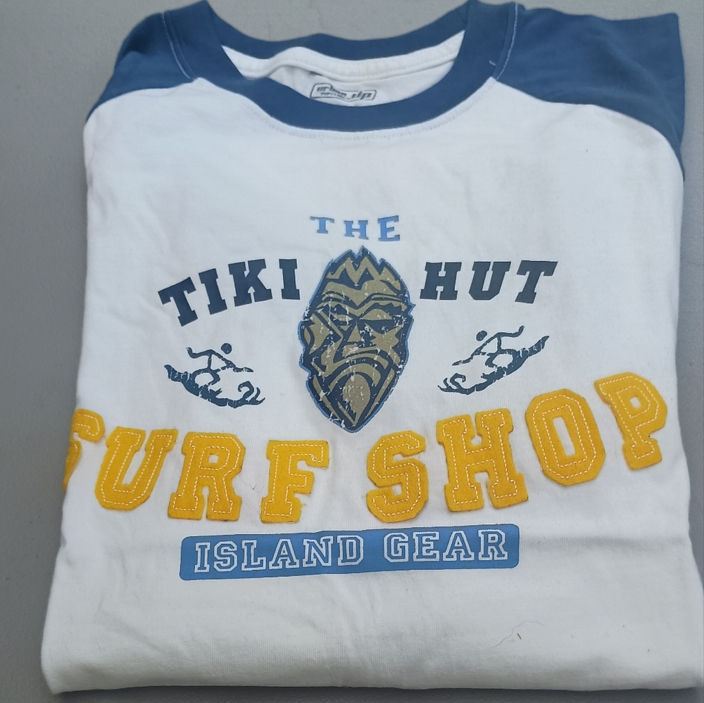 Urban Pipeline Kids Long Sleeve Tee - White, Blue, and Yellow